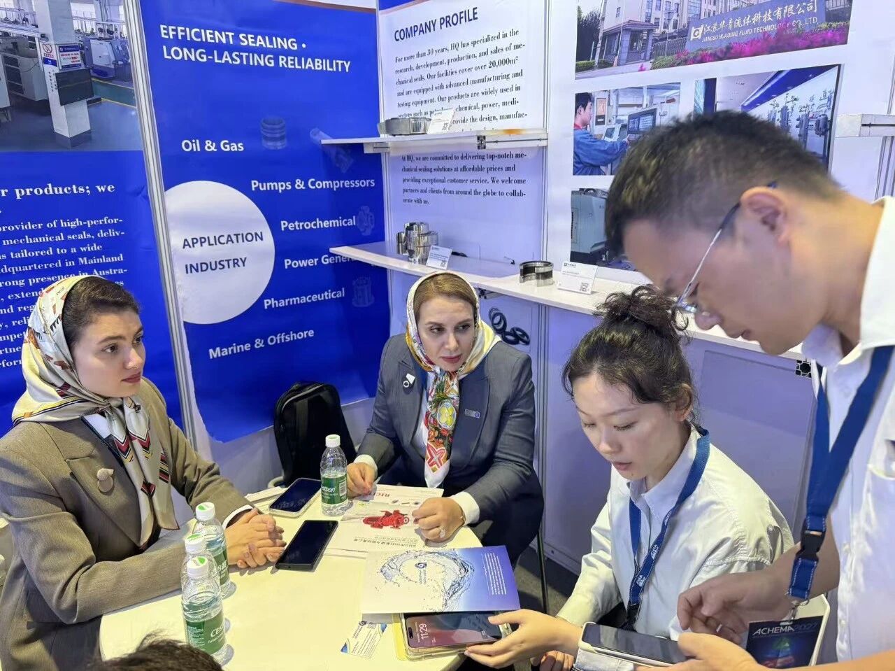 【企业动态】华青科技携创新机械密封技术亮相2025阿赫玛亚洲展